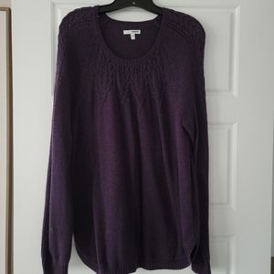 Sonoma purple sweater